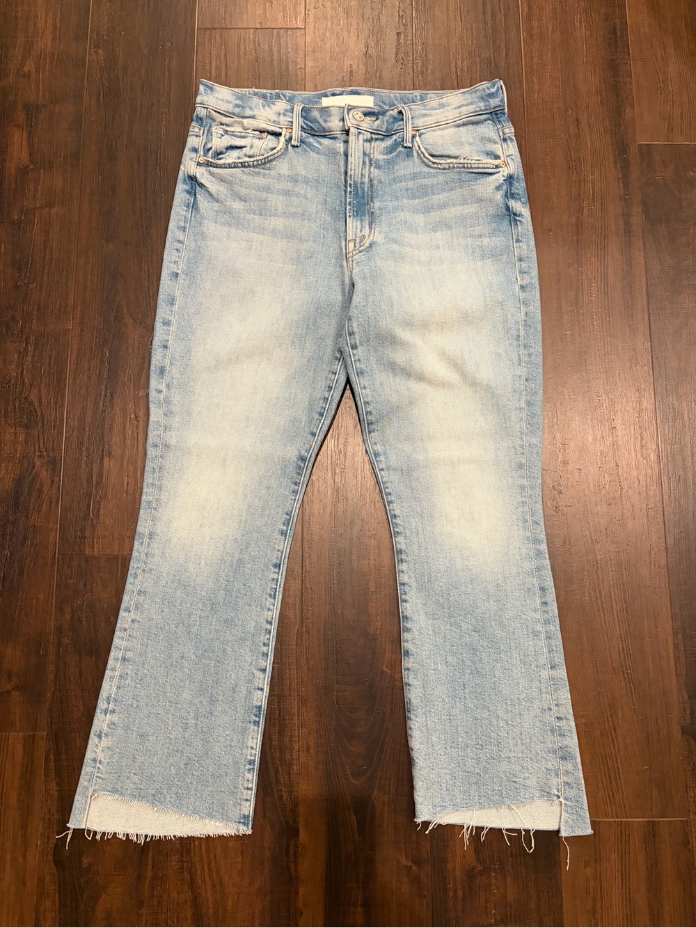Mother Superior Insider Crop Step Fray Jeans I Confess 30